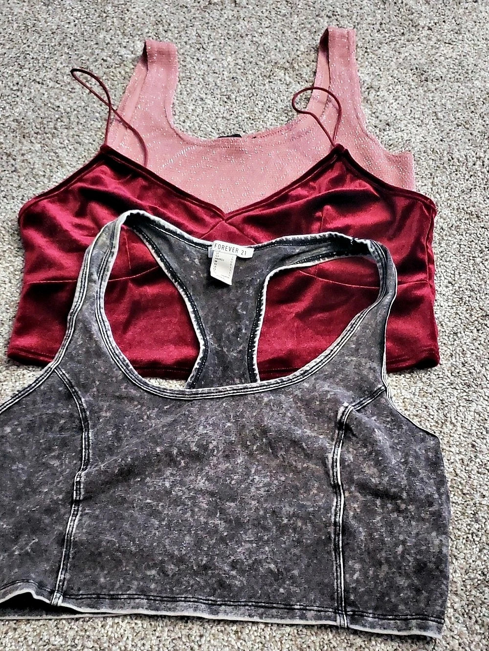 Set Of 3 Crop Tops